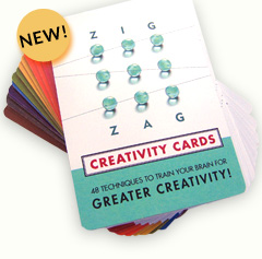 Zig Zag Creativity Cards
